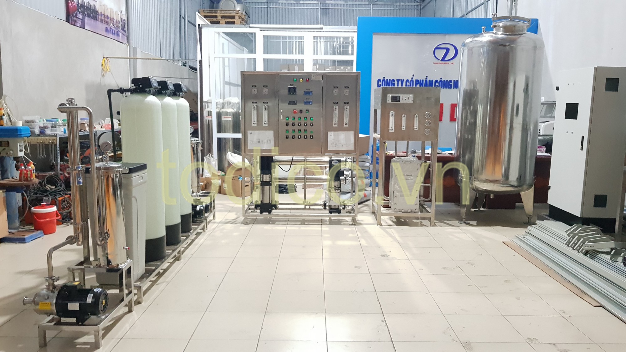 Hệ thống xử lý nước RO 2 cấp & EDI - Dược Trang Ly