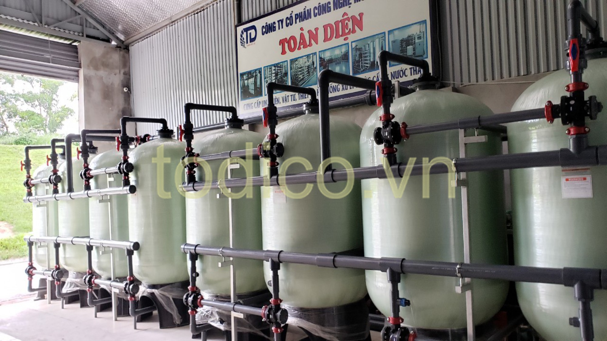 Hệ thống xử lý nước giếng khoan công suất 60m3/hr