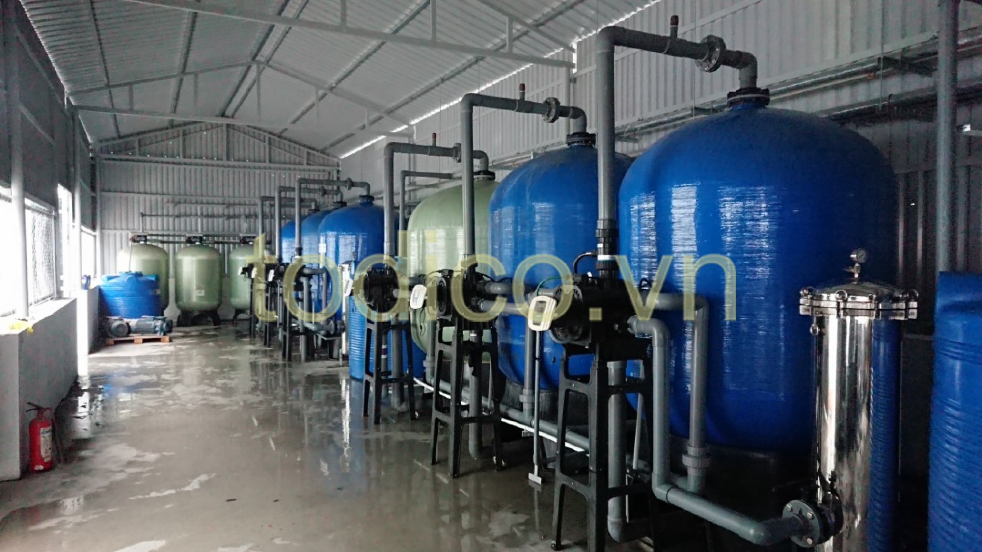 Hệ thống xử lý nước làm mềm công suất 30 m3/h