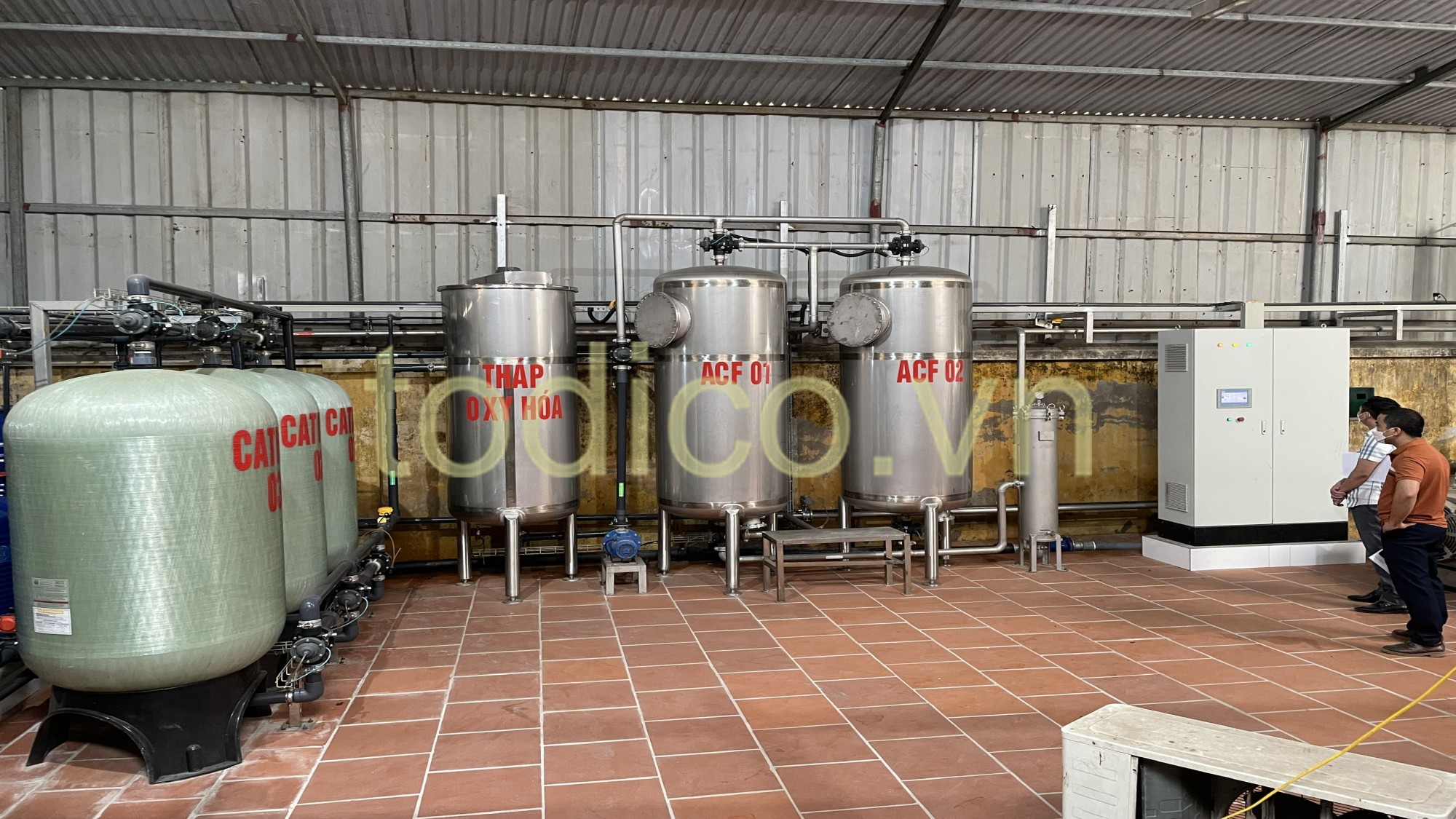 Hệ thống xử lý nước giếng khoan đạt tiêu chuẩn nước làm mềm cấp RO