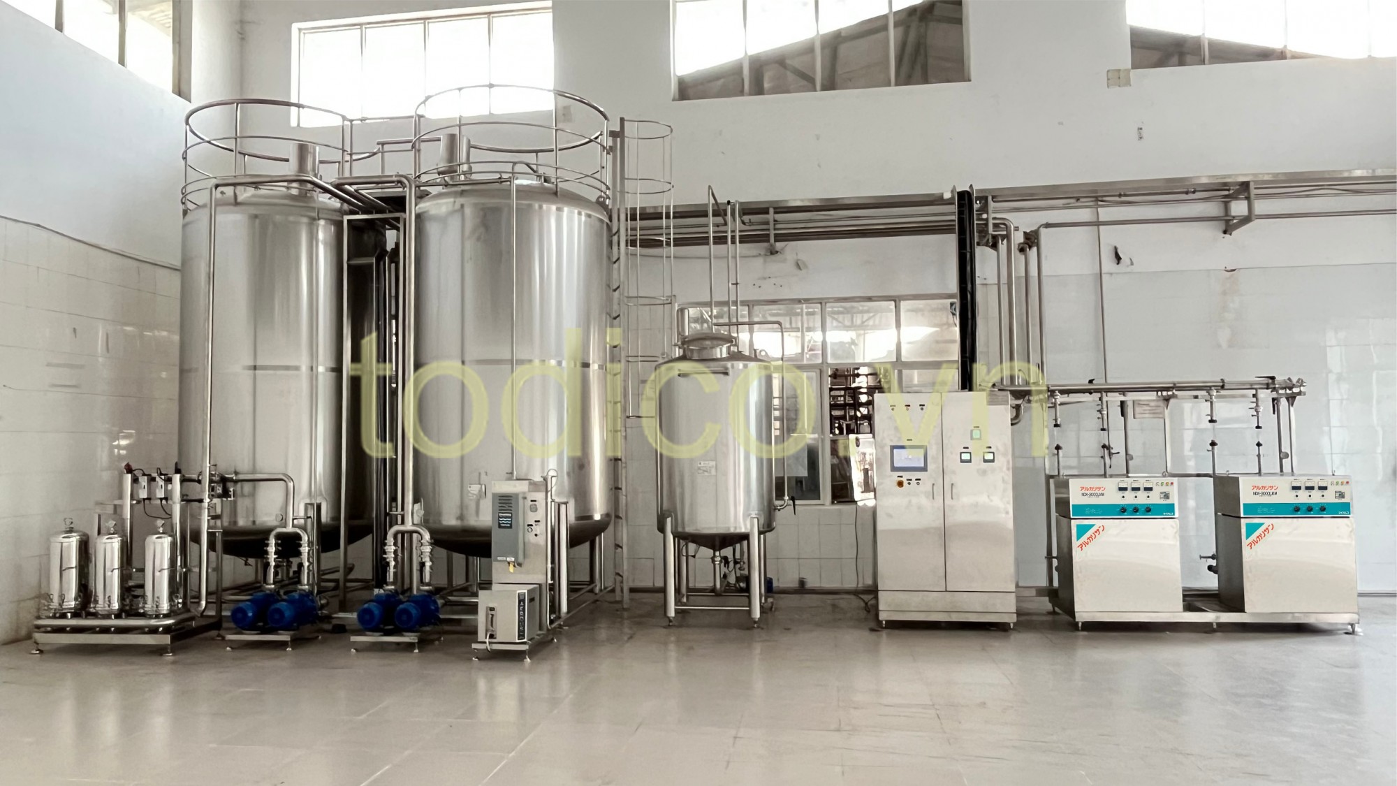 Hệ thống xử lý nước điện giải ion kiềm Alkaline - CS 6m3/h