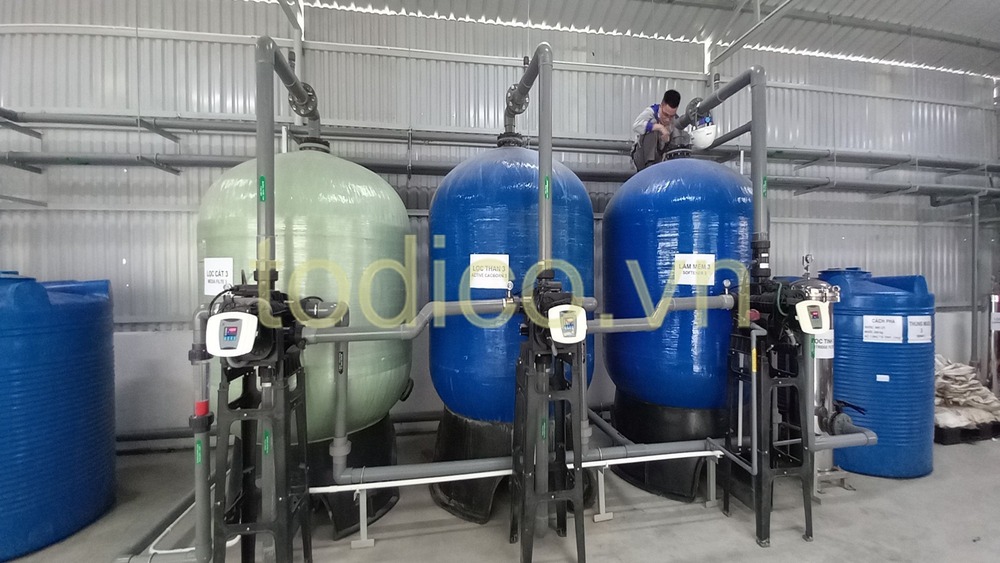 Hệ thống xử lý nước làm mềm công suất 30 m3/h