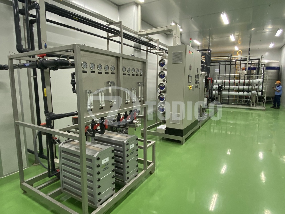 Hệ thống xử lý nước RO, DI công suất 10 m3/h