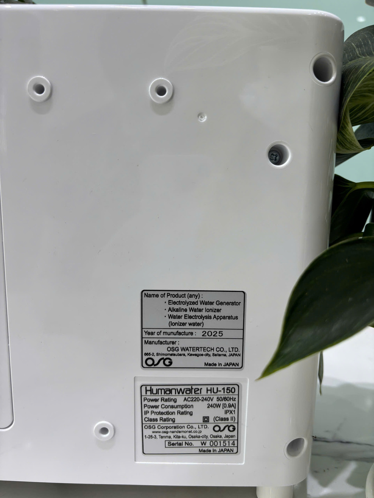 Máy Lọc Nước Điện Giải OSG Human Water Lavien’ HU-150 Chuẩn Nhật
