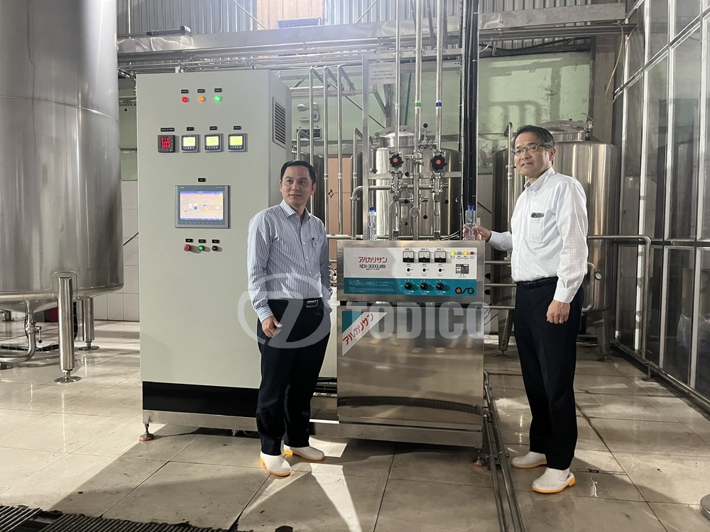 Hệ thống điện giải nước ion kiềm công nghiệp